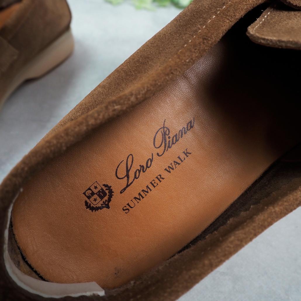 Loro Piana サマー・チャーム・ウォーク・モカシン スエード 43