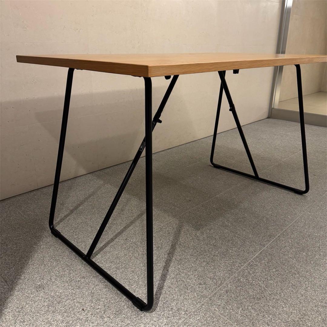 無印良品 折りたたみダイニングテーブル 幅120 オーク材
