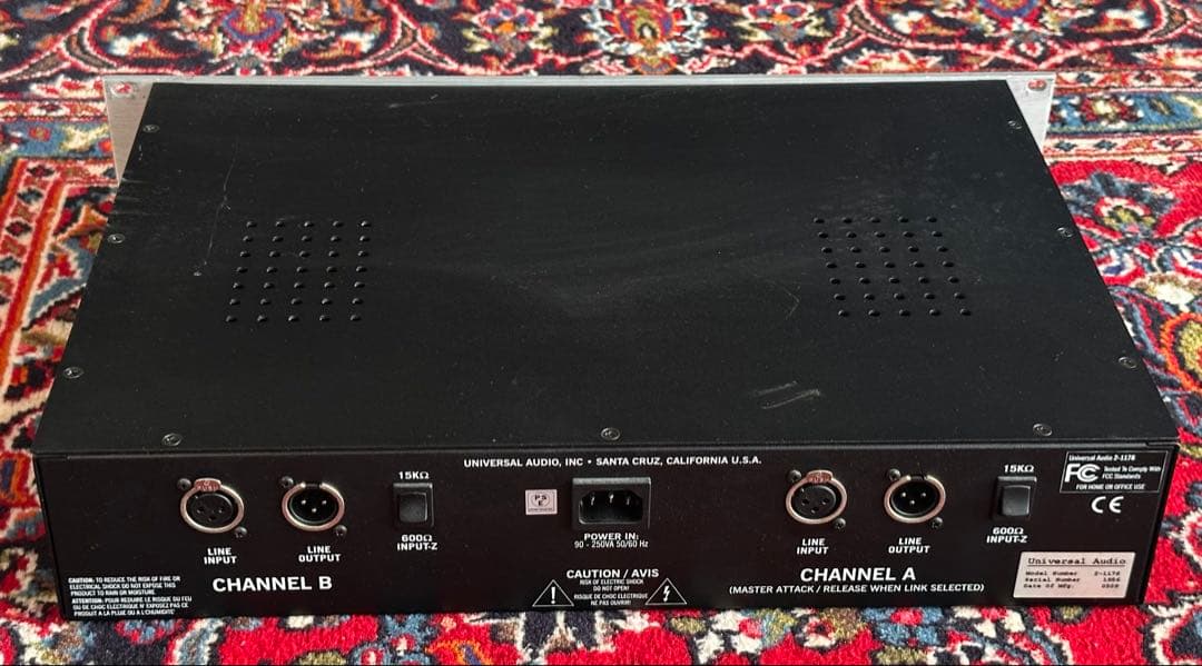 UNIVERSAL AUDIO 1176LN デュアルステレオ コンプレッサー