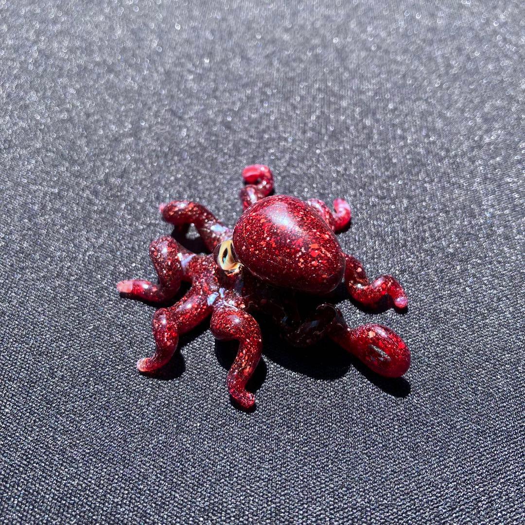 XODAS ペンダント　ボロシリケイトガラス Octopus