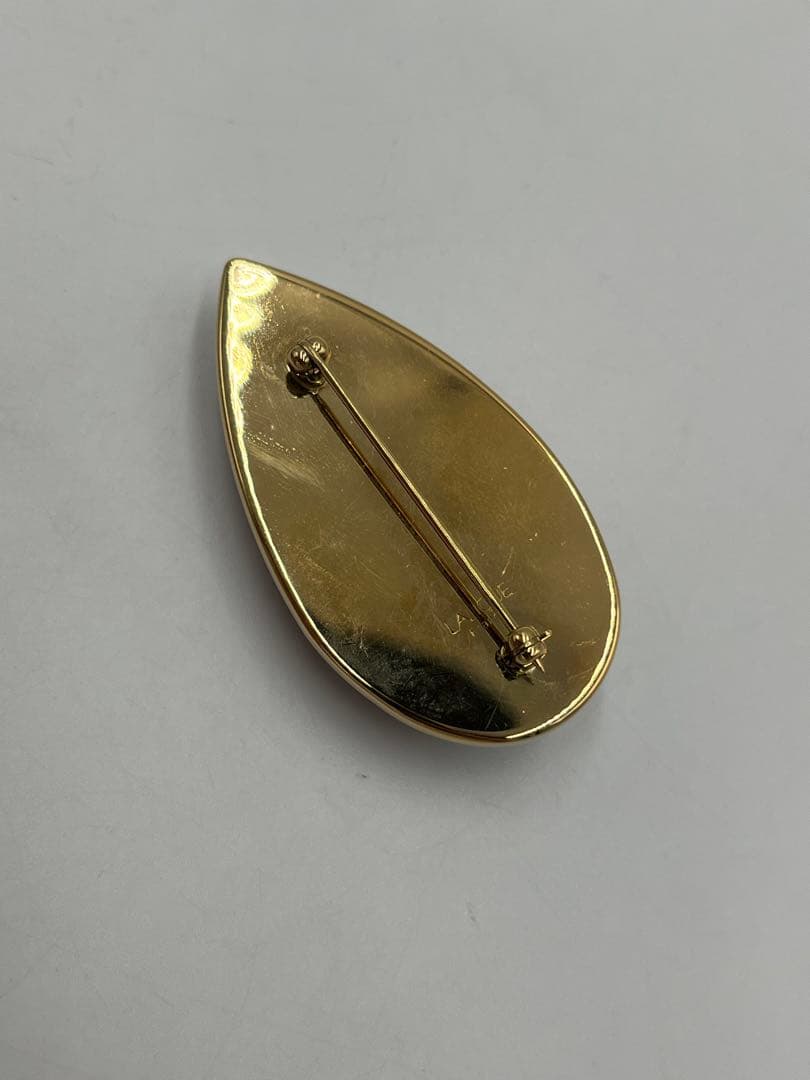 ラリック Lalique 琥珀　ブローチ