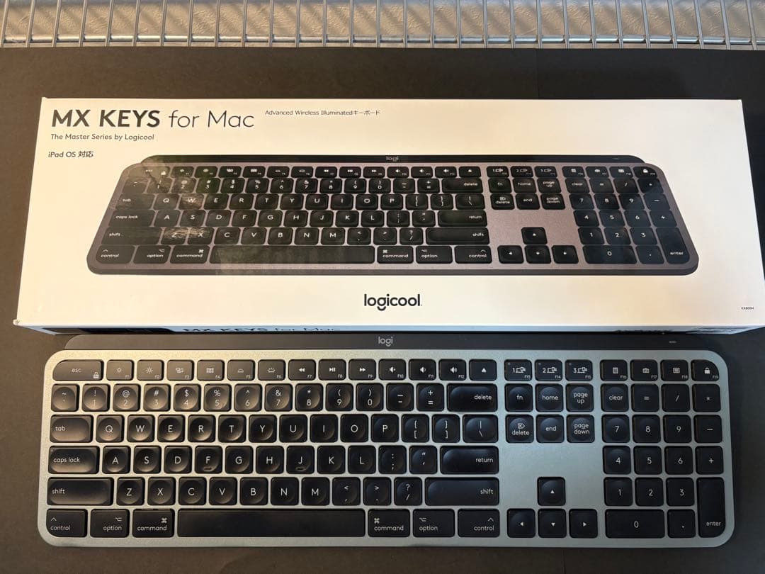 Logicool MX Keys for Macロジクール　ワイヤレスキーボード