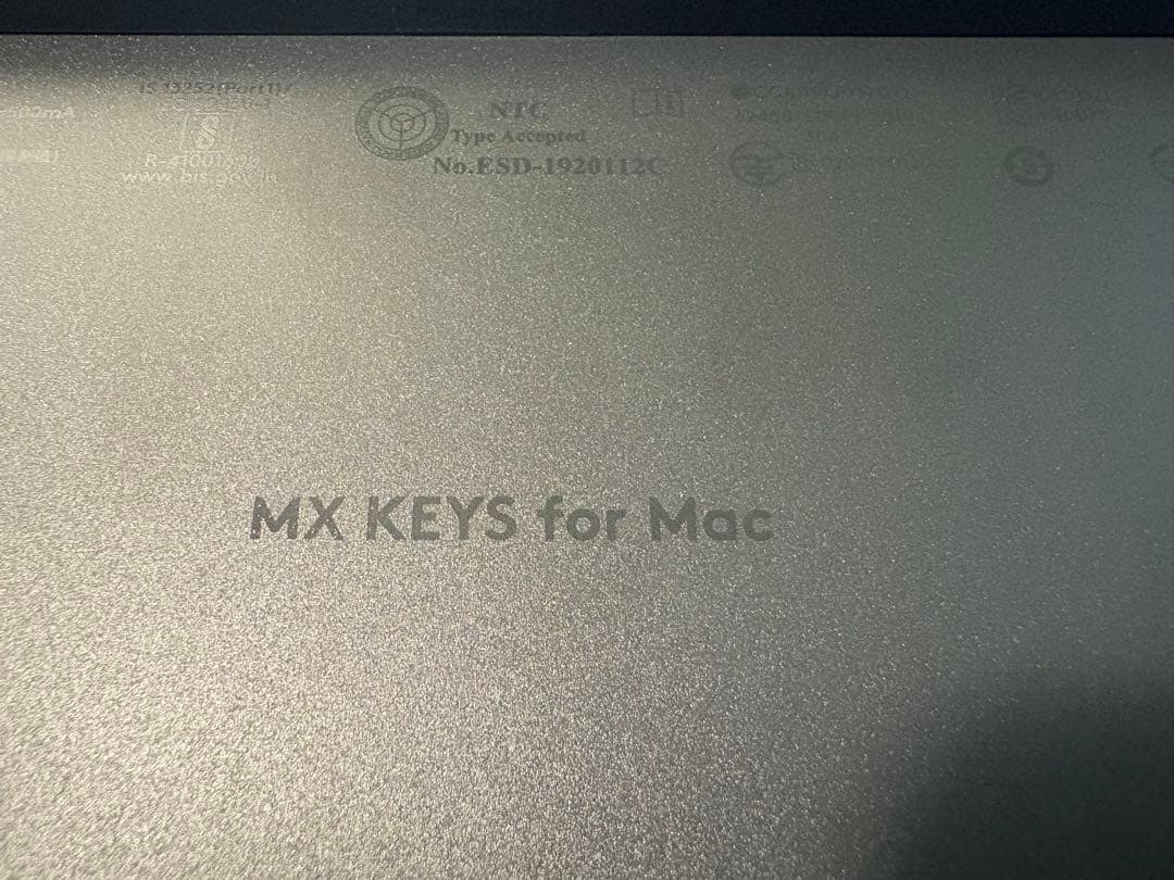 Logicool MX Keys for Macロジクール　ワイヤレスキーボード