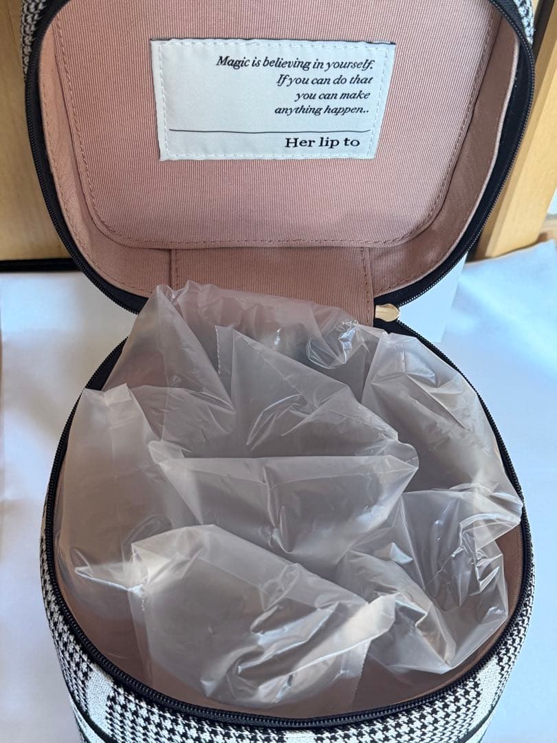 Herlipto HLT Jacquard Vanity Bag 新品 タグ付き