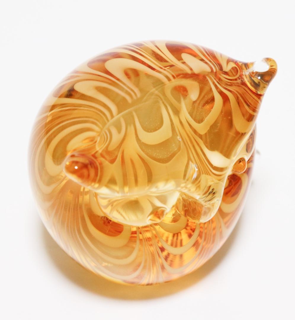 165,000円新品【アルスチェネデーゼ】古法縁起物 置物ムラーノガラスフクロウ