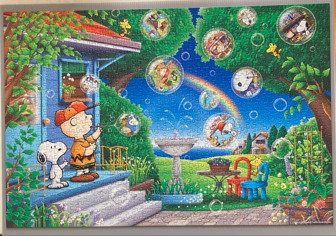 スヌーピー ピーナッツ　シャボン玉の想い出　ジグソーパズル　1000ピース