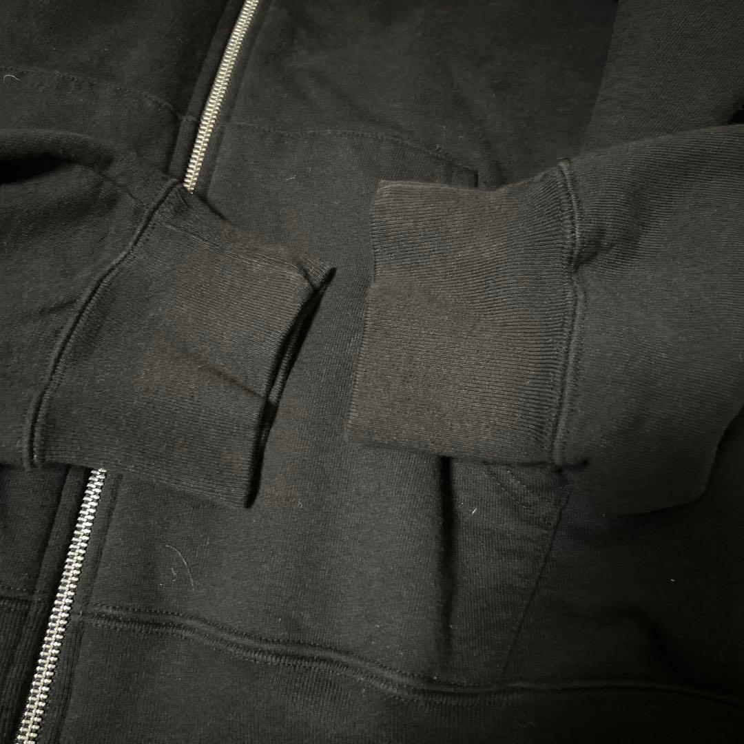 【人気定番】シュプリーム スモールボックスロゴ ジップパーカー 黒 カナダ製肉厚