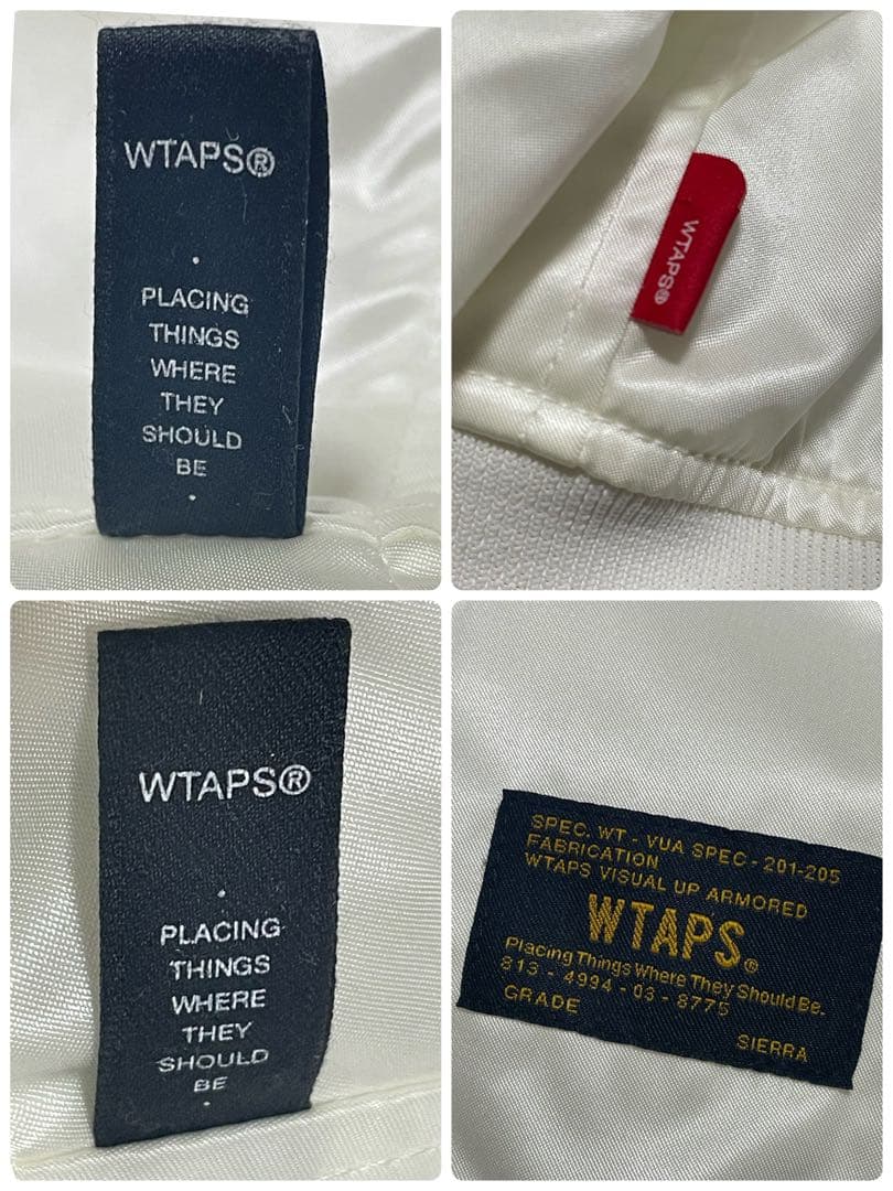 WTAPS TEAM JACKET. WHITE HERALDRY スタジャン