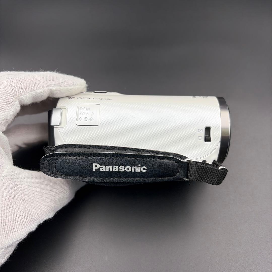 美品 Panasonic HC-V480MS ビデオカメラ ホワイト