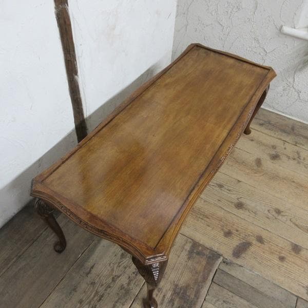 訳あり 英国 アンティーク 家具 コーヒーテーブル センターテーブル 6034e
