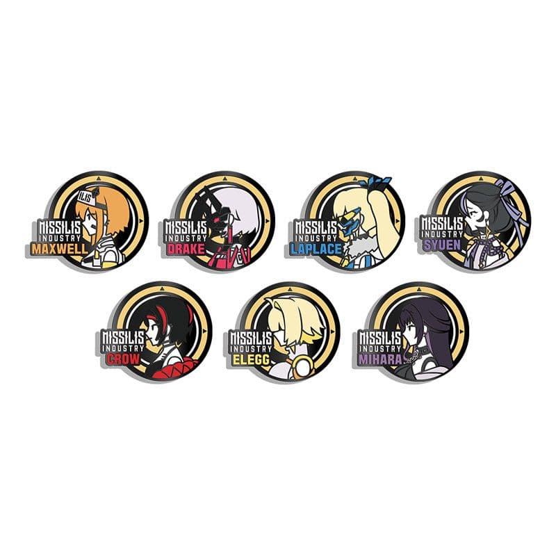勝利の女神：NIKKE トレーディングメタルバッジ - MISSILISラプラス