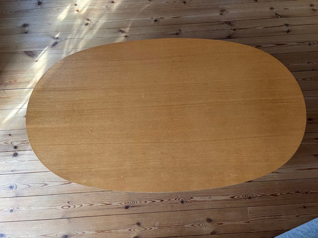 無印良品　こたつにもなる楕円形ローテーブル大(布団2枚付き)