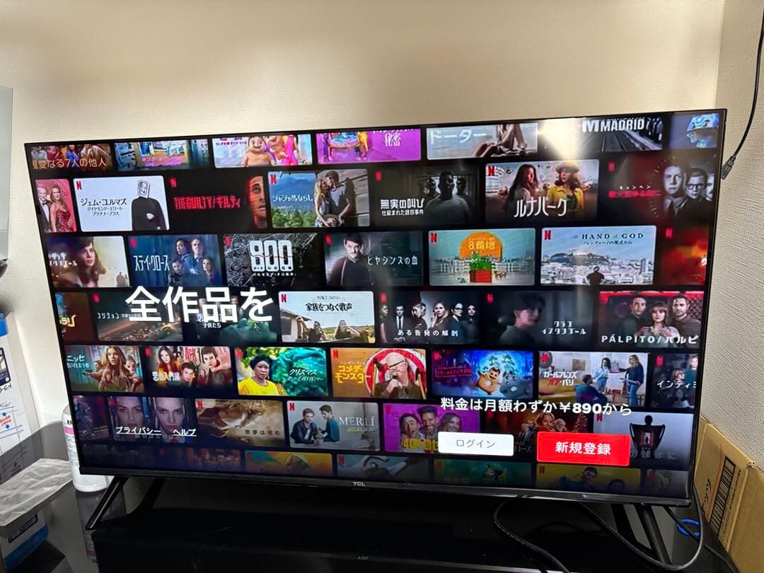 TCL チューナーレステレビ 40S54H 2023年製