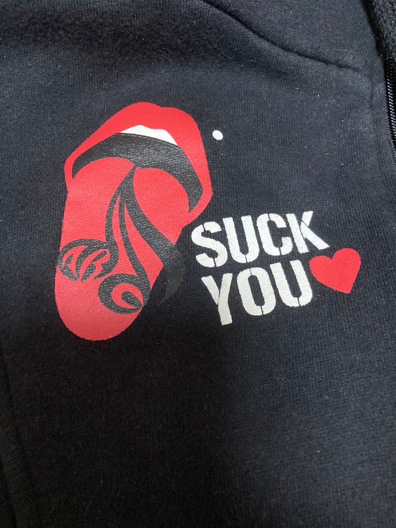 Acid Black Cherry ボリュームネックパーカー　黒　フリーサイズ