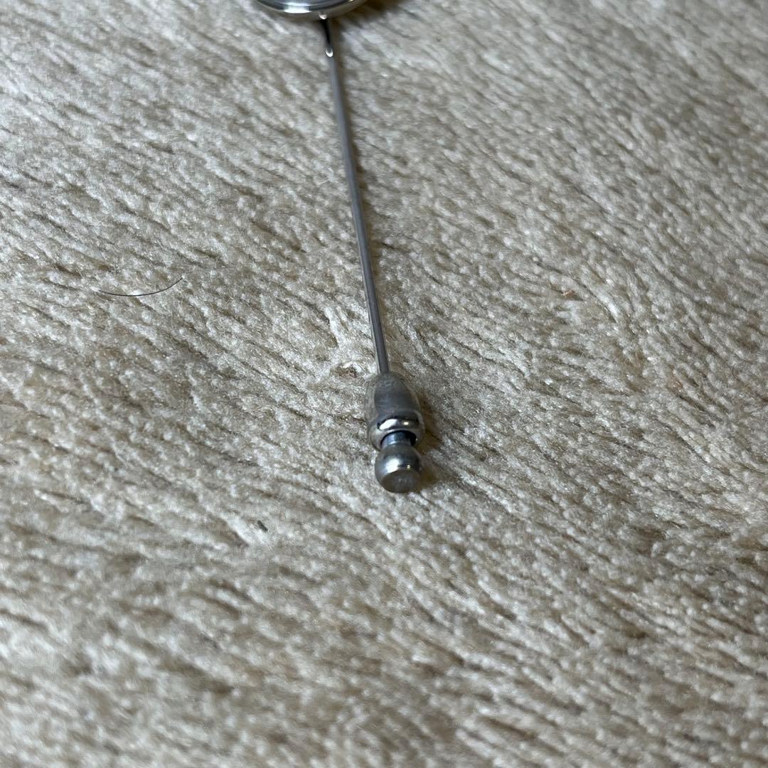 美品 HERMES エルメス ピンブローチ ラペルピン セリエ シルバー