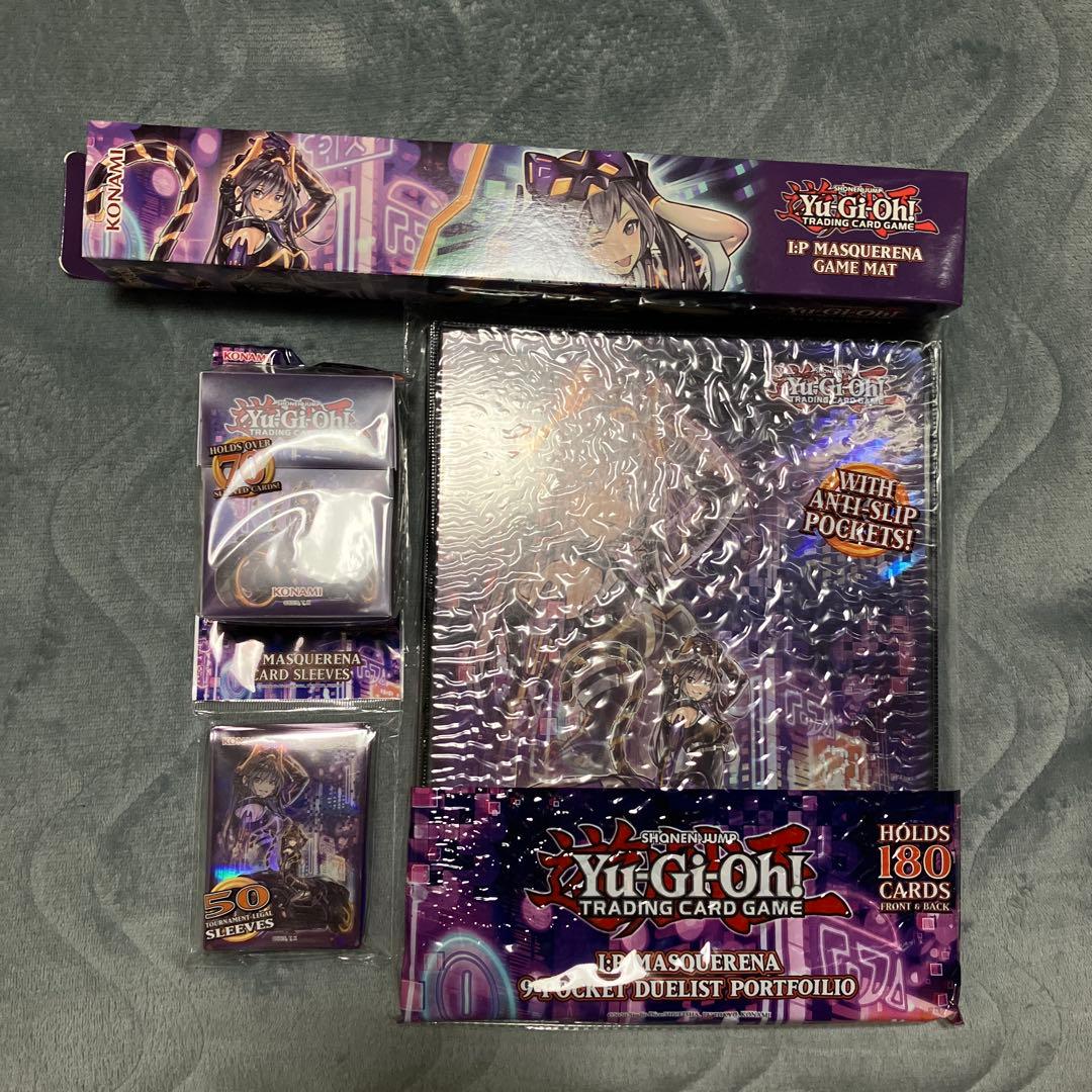 遊戯王　IPマスカレーナ　海外限定　プレイマット、スリーブ、ファイル、ケース