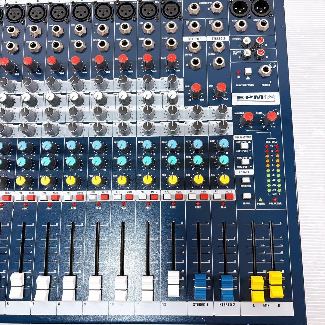 【極美品】Soundcraft サウンドクラフト EPM12 アナログミキサー