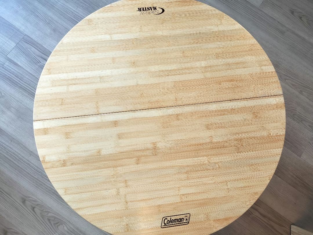 Coleman コールマン　コンフォートマスターバンブーオーバルテーブル/85