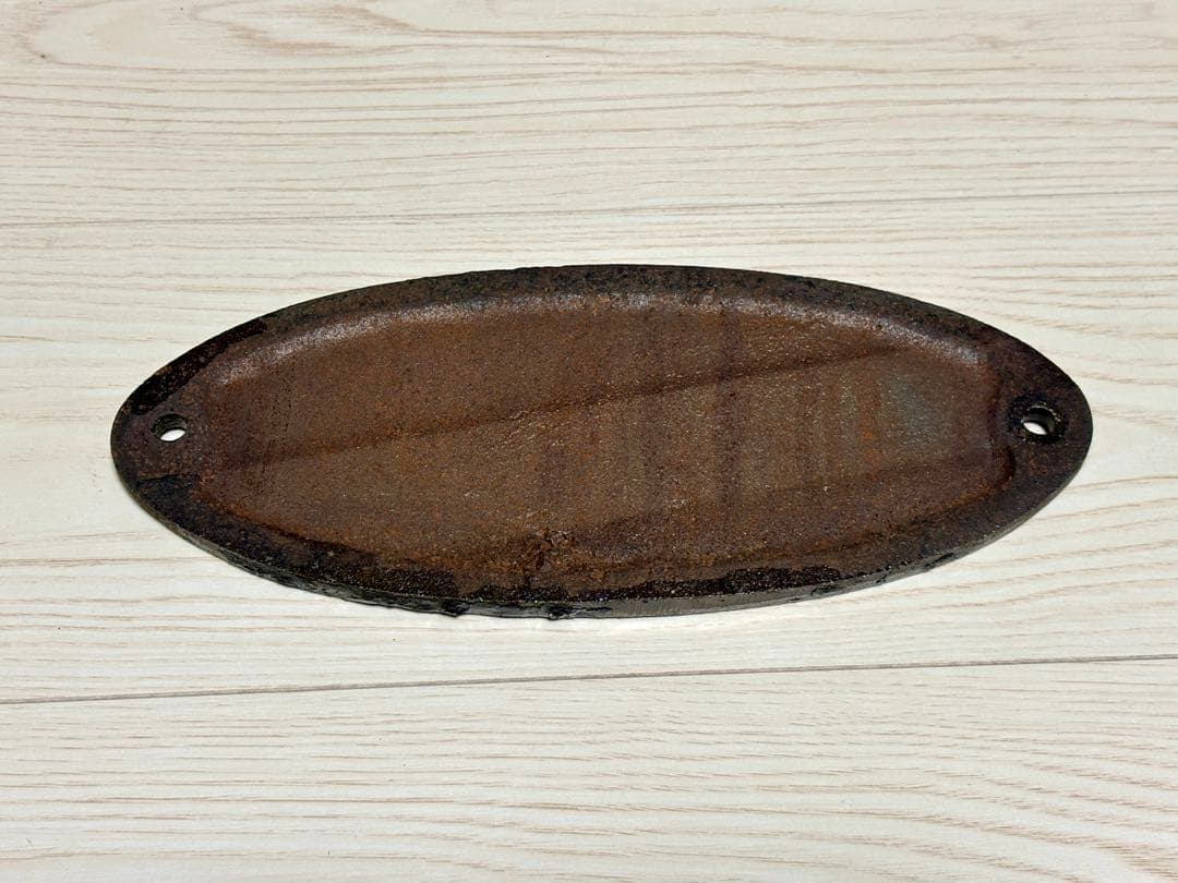 鉄道古物　国鉄長野工場　プレート