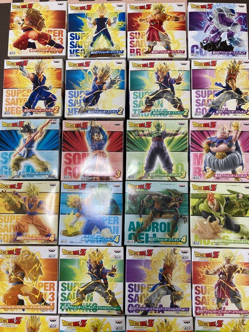 【未開封横穴無し】　ドラゴンボール　組立式アクションポーズフィギュア