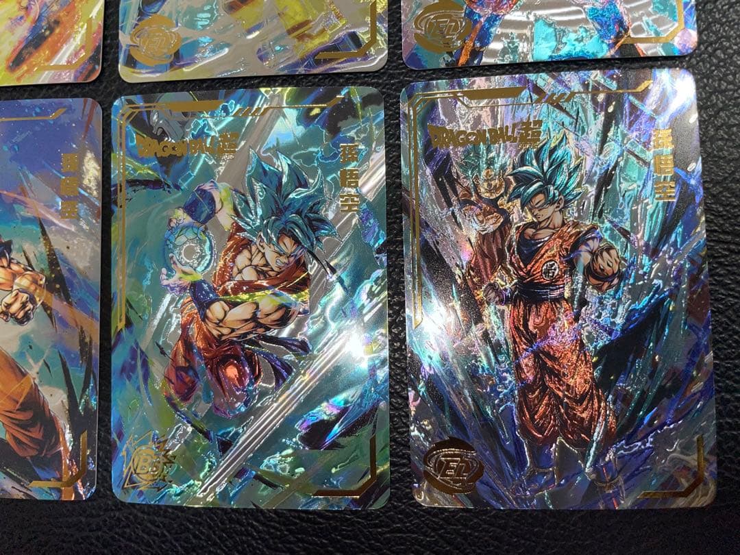 ④超サイヤ人ゴッド、ブルー孫悟空　6枚　海外版　ヒストリーオブドラゴンボール