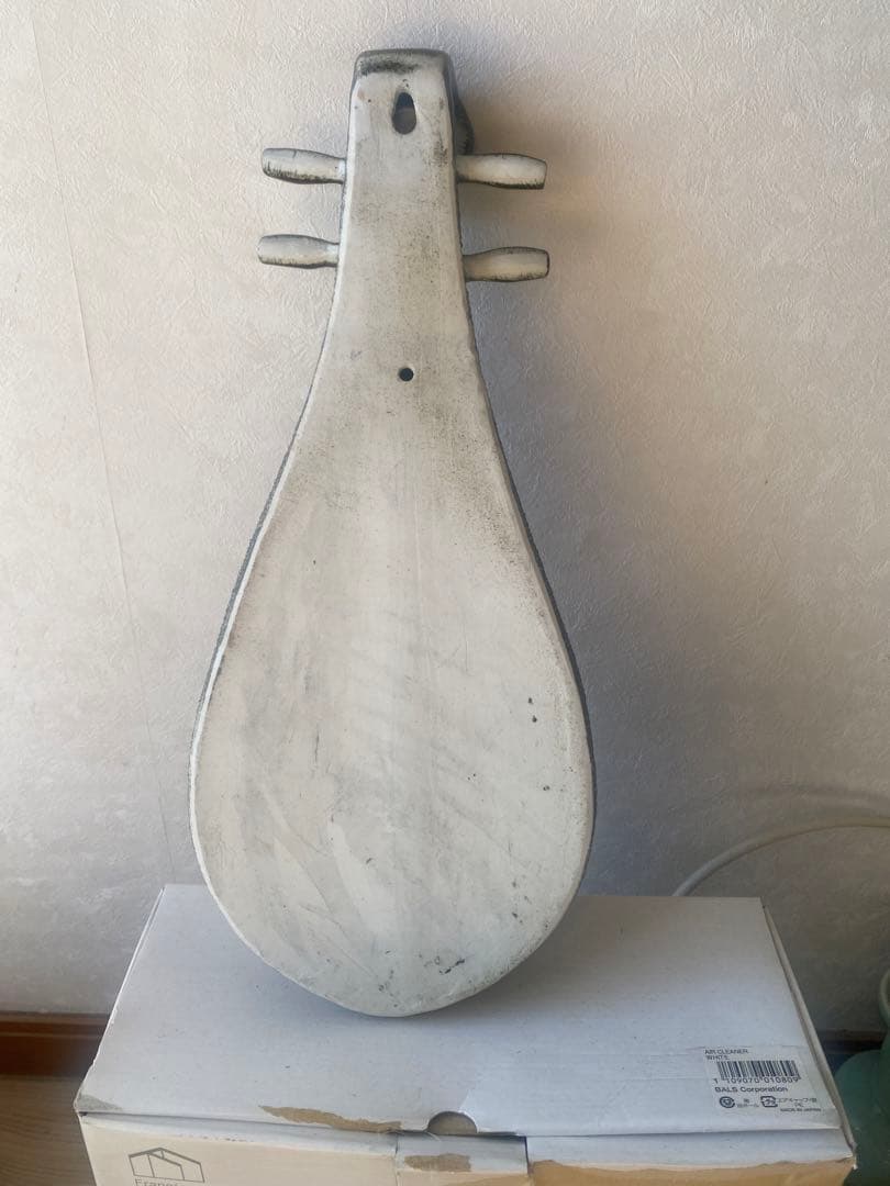 最終値下げ　中国　景徳鎮製　民国時代琵琶型壁掛け