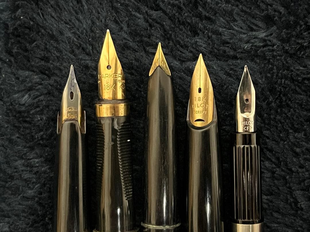 万年筆 まとめ売り pilot プラチナ パーカー 18k 14k