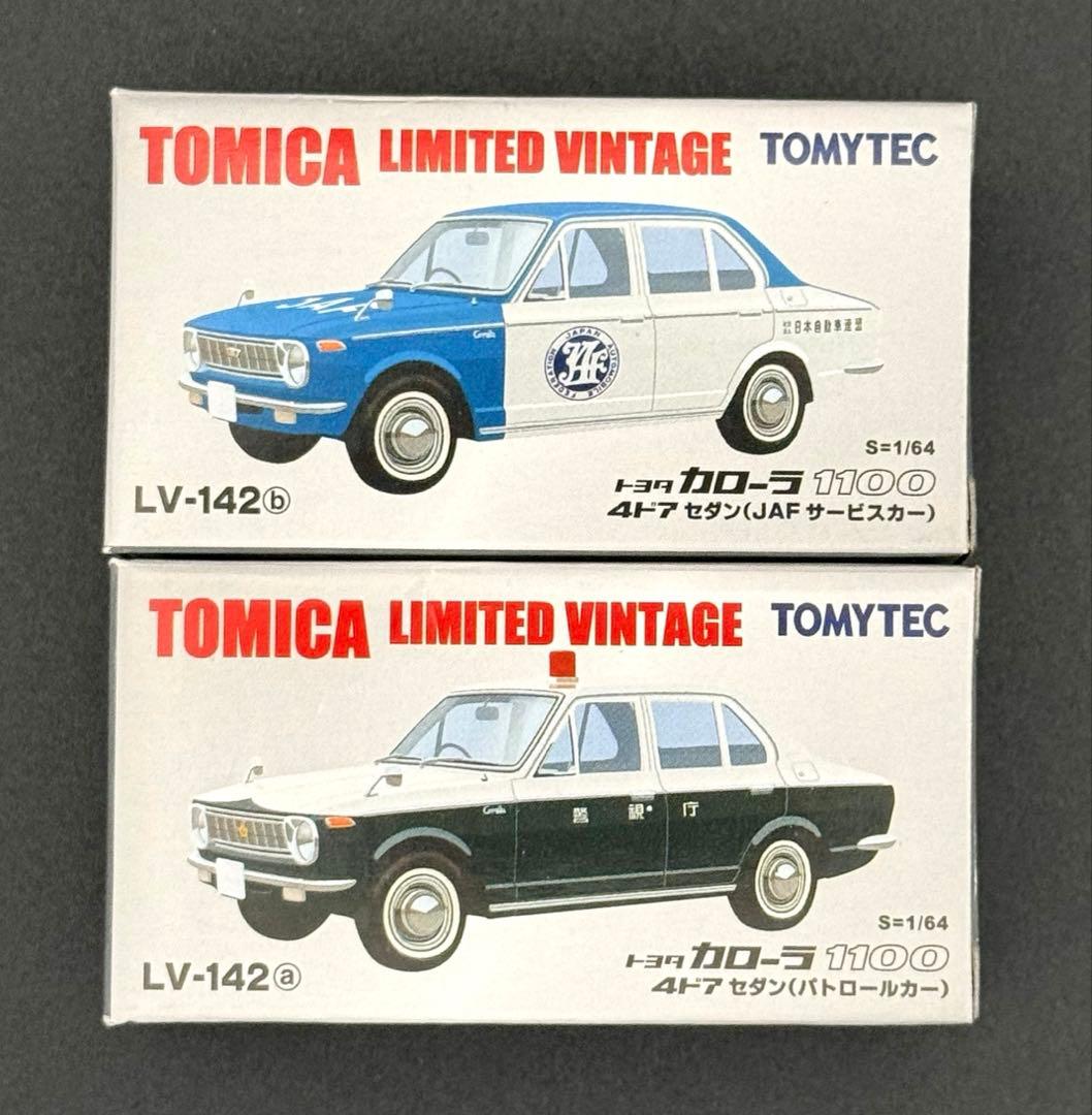 【新品】TOMICALIMITEDVINTAGE トヨタカローラ1100 4ドア