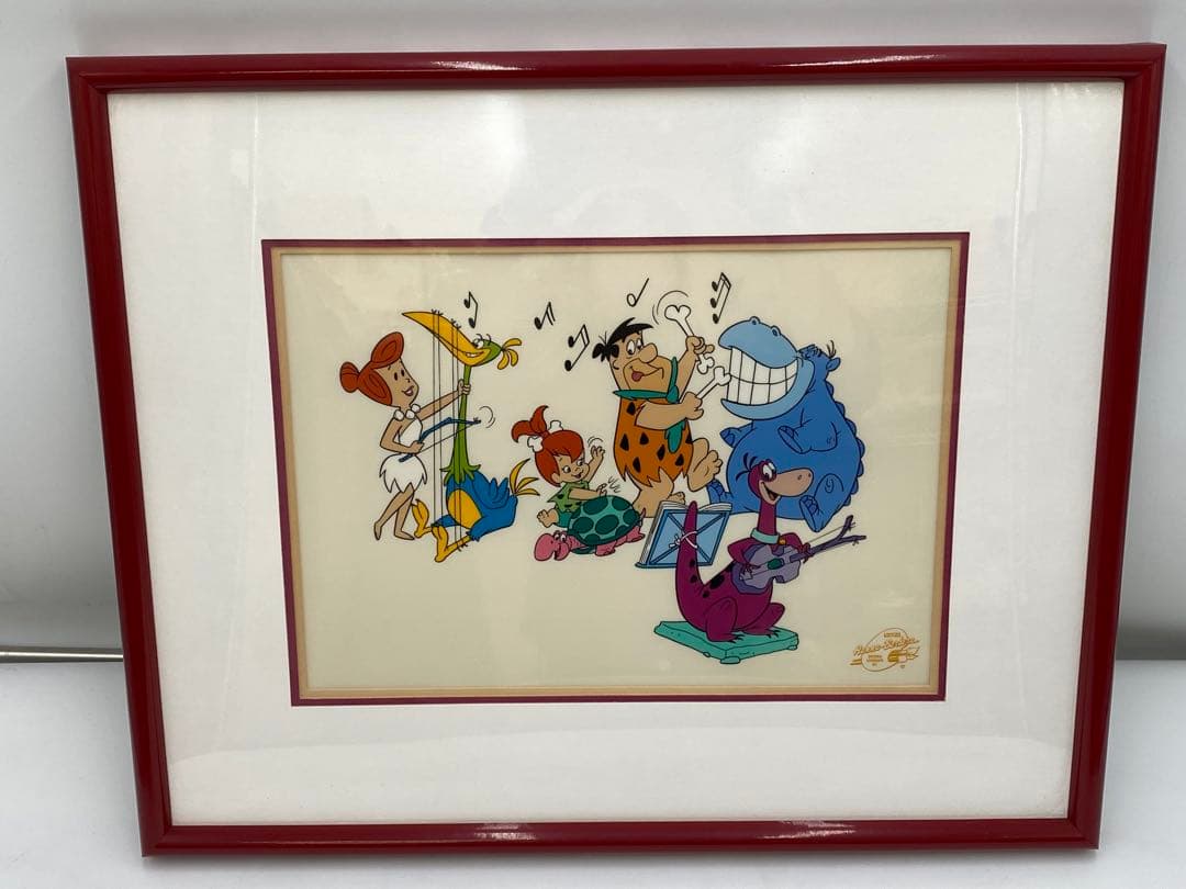 原始家族フリントストーン セル画 ハンナ・バーベラ 額装済み
