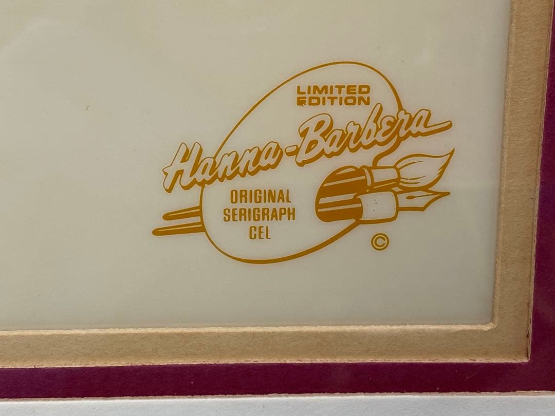 原始家族フリントストーン セル画 ハンナ・バーベラ 額装済み