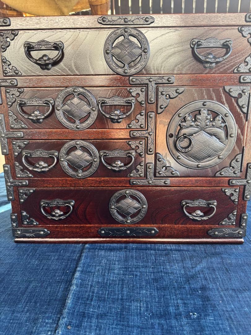 岩谷堂箪笥　小箪笥 皇室御用達工房 和家具 欅