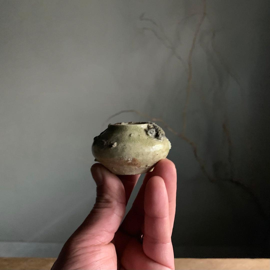 古瀬戸 小壺 室町時代 古美術 古道具 アンティーク 陶片