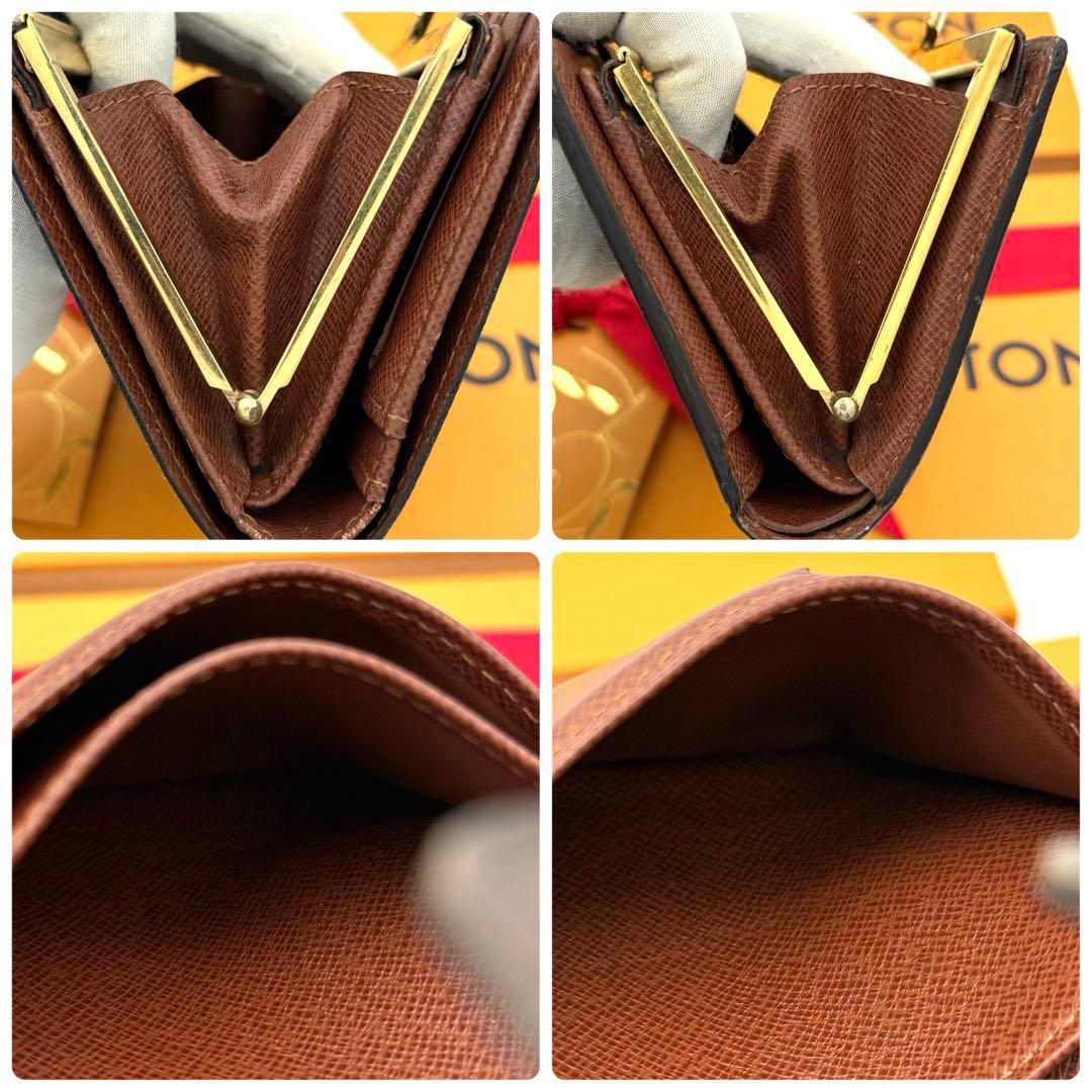 超美品✨ルイヴィトン モノグラム ヴィエノワ がま口財布 コンパクト財布