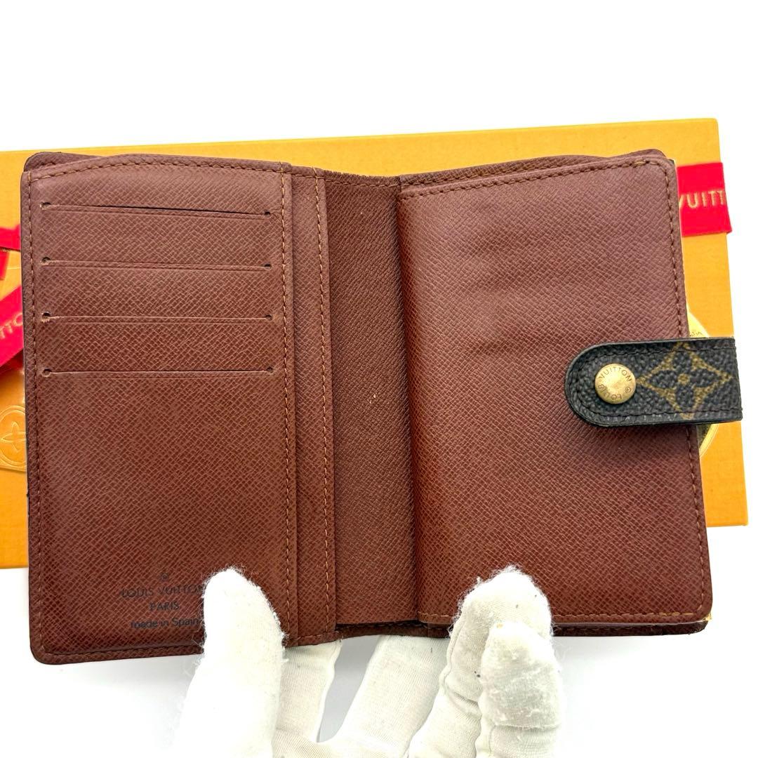 超美品✨ルイヴィトン モノグラム ヴィエノワ がま口財布 コンパクト財布