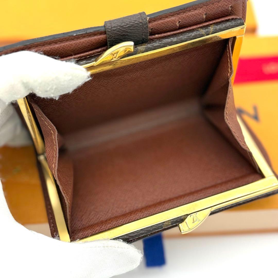 超美品✨ルイヴィトン モノグラム ヴィエノワ がま口財布 コンパクト財布