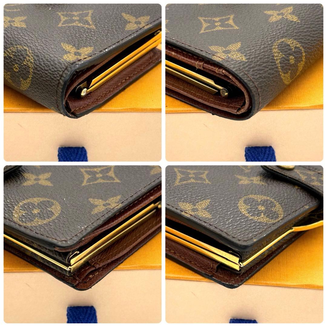 超美品✨ルイヴィトン モノグラム ヴィエノワ がま口財布 コンパクト財布