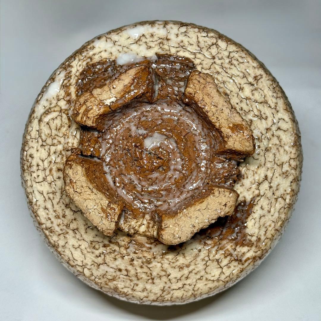 萩焼 原田隆峰 長沢窯 鬼萩 茶碗 抹茶碗 茶道具 共箱 #0828002