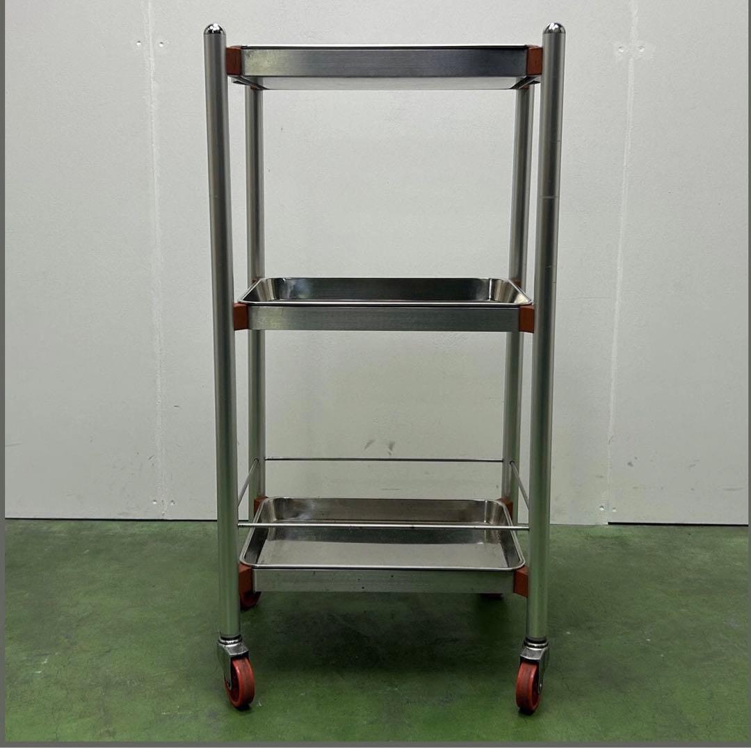 タカラベルモント　D GALLEY S ステンレス　ワゴン　中古　美容室　サロン