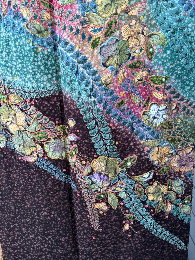 訪問着　辻ヶ花　作家もの　正絹