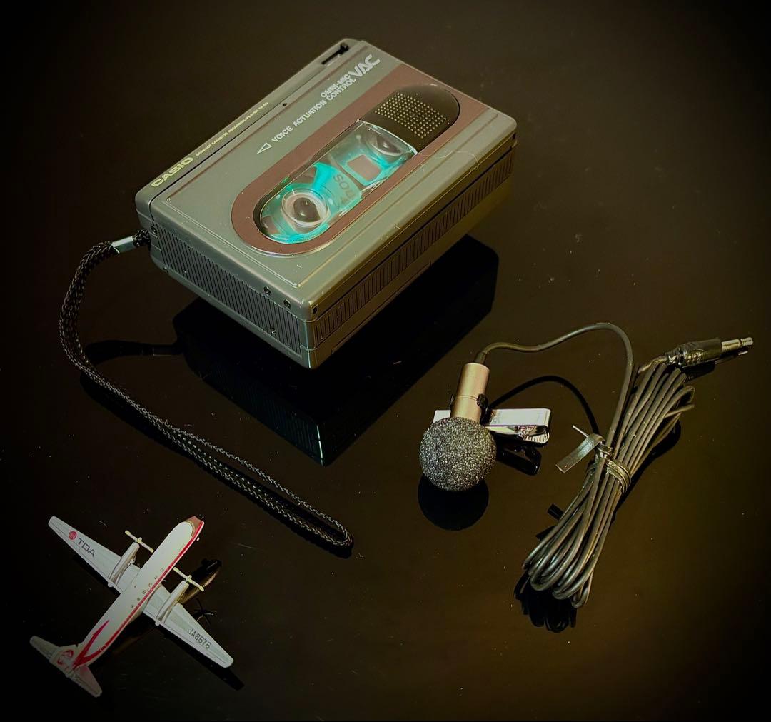 カセットプレーヤー、 CASIO TP-50「稀少新品、整備済み、完動超美品」