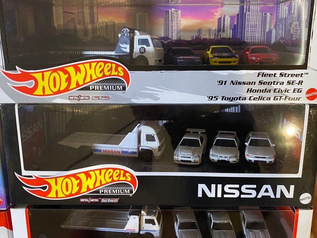 ホットウィール プレミアムコレクターセット 日産 GT-R アドバン 他 8種