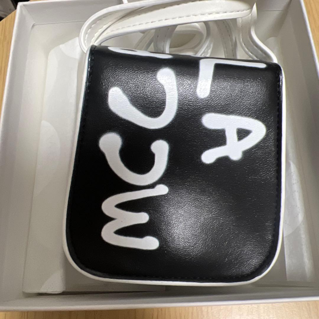 新品　STELLA McCARTNEY カードホルダー　ブラック×ホワイト