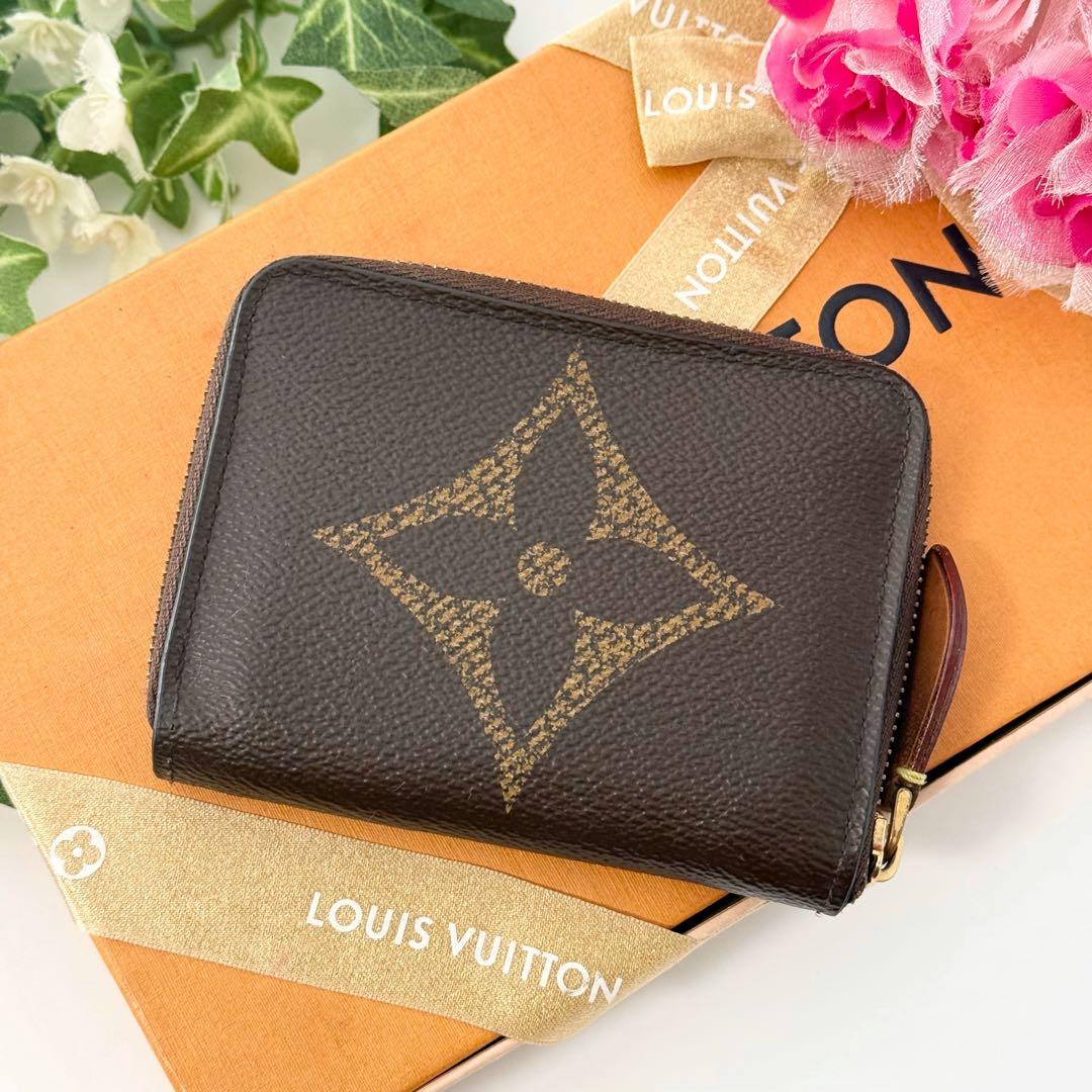 美品✨ルイヴィトン モノグラム ジャイアント ジッピーパース ミニ財布