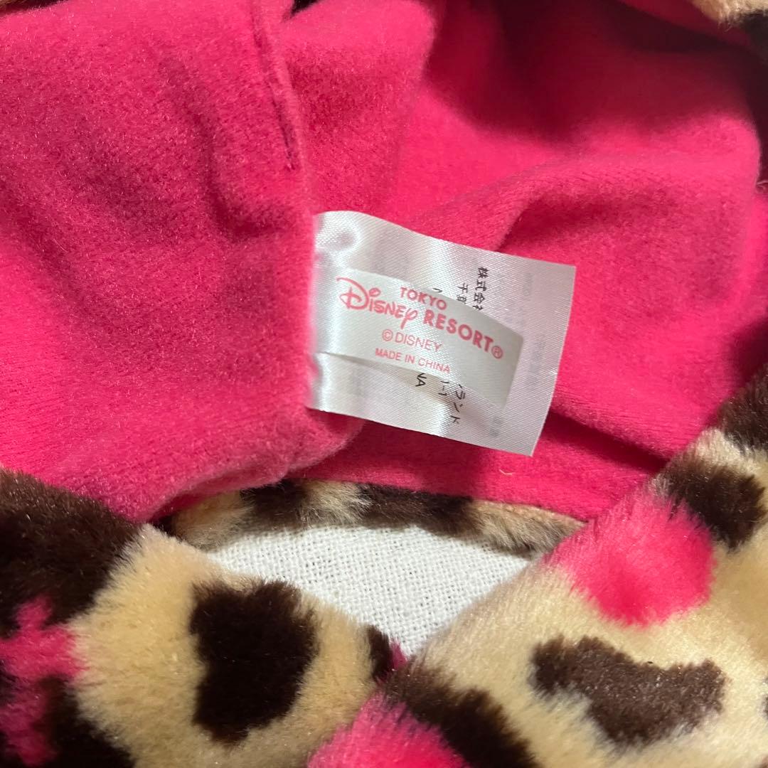 ミニー ファンマフラー ヒョウ柄