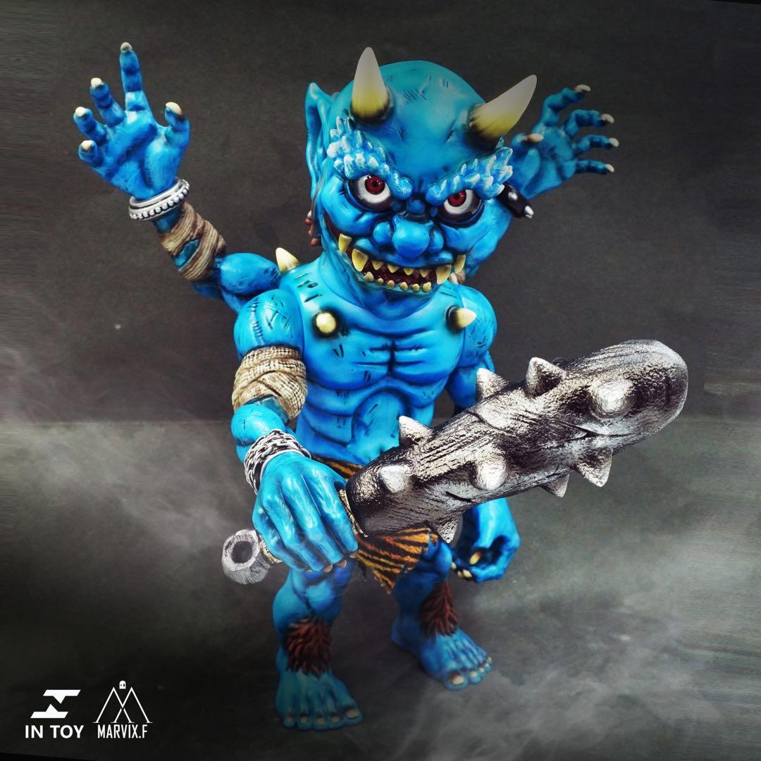 鬼入道　二期色　青竜エディション　デビル　怪獣　可動　ソフビ　フィギュア　限定
