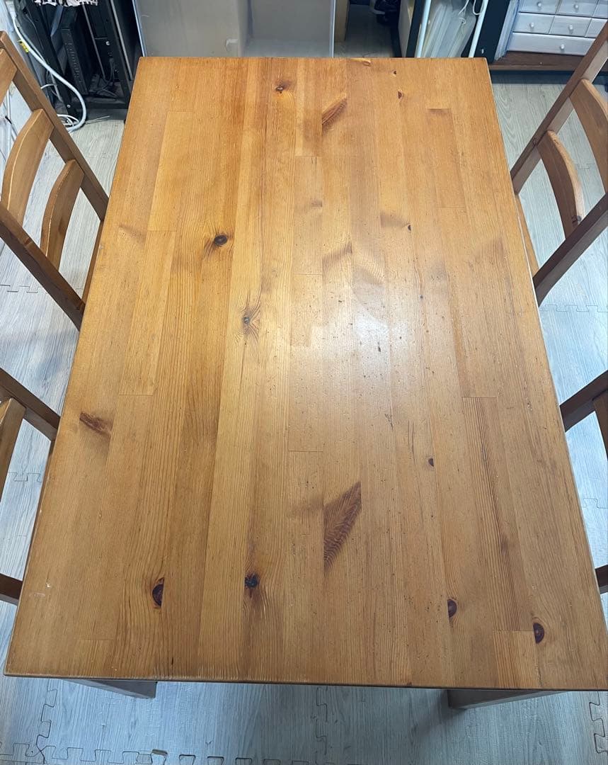 引取り限定　IKEA ヨックモック　テーブル&チェア　セット