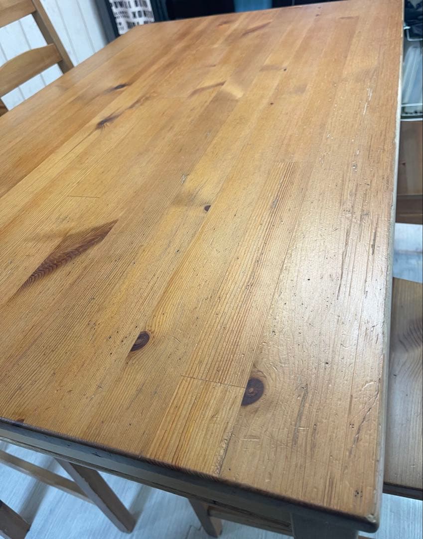 引取り限定　IKEA ヨックモック　テーブル&チェア　セット