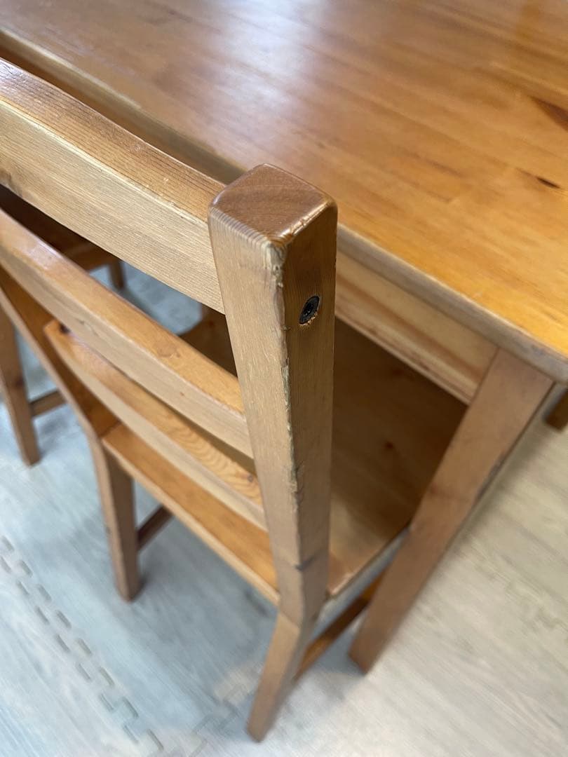 引取り限定　IKEA ヨックモック　テーブル&チェア　セット