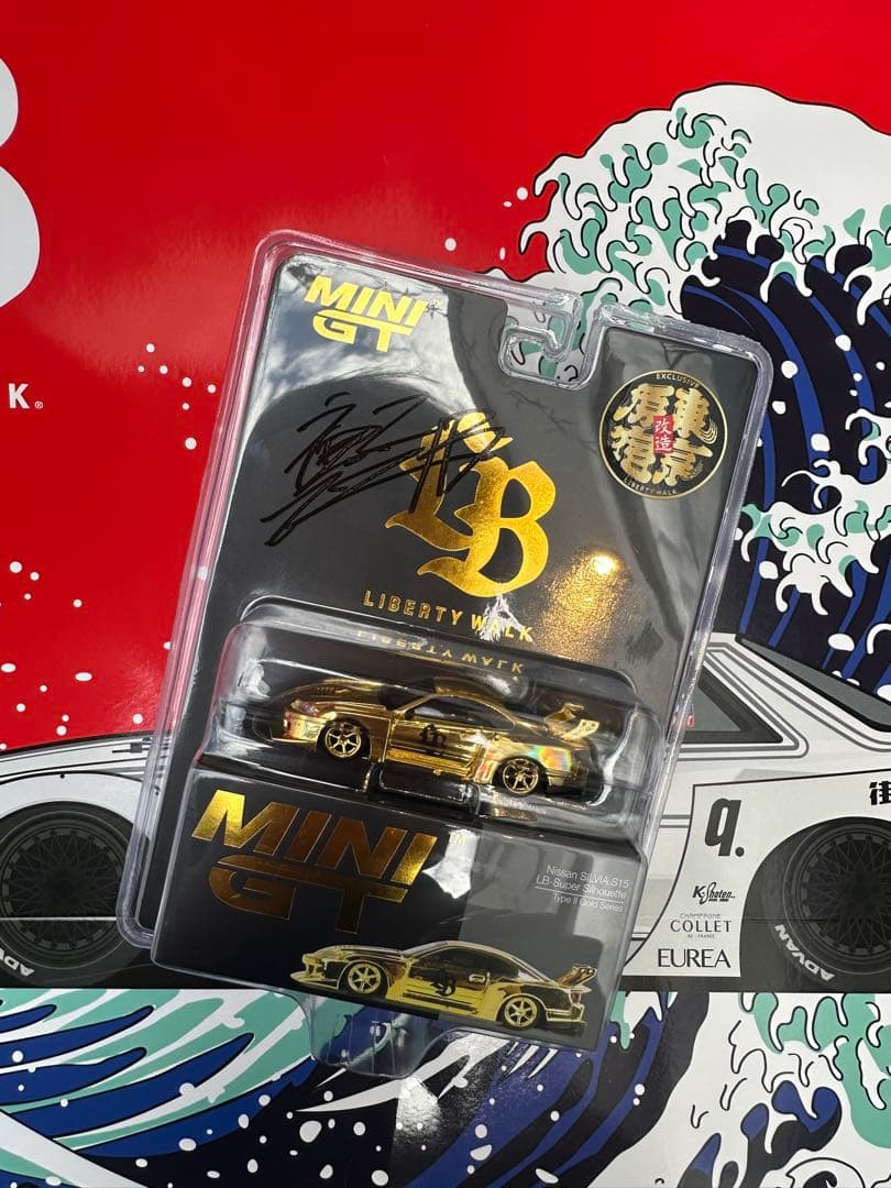 MINI GT リバティウォーク ゴールドミニカー Tシャツセット