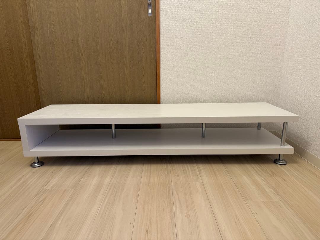 ホワイトテレビ台 シンプルデザイン